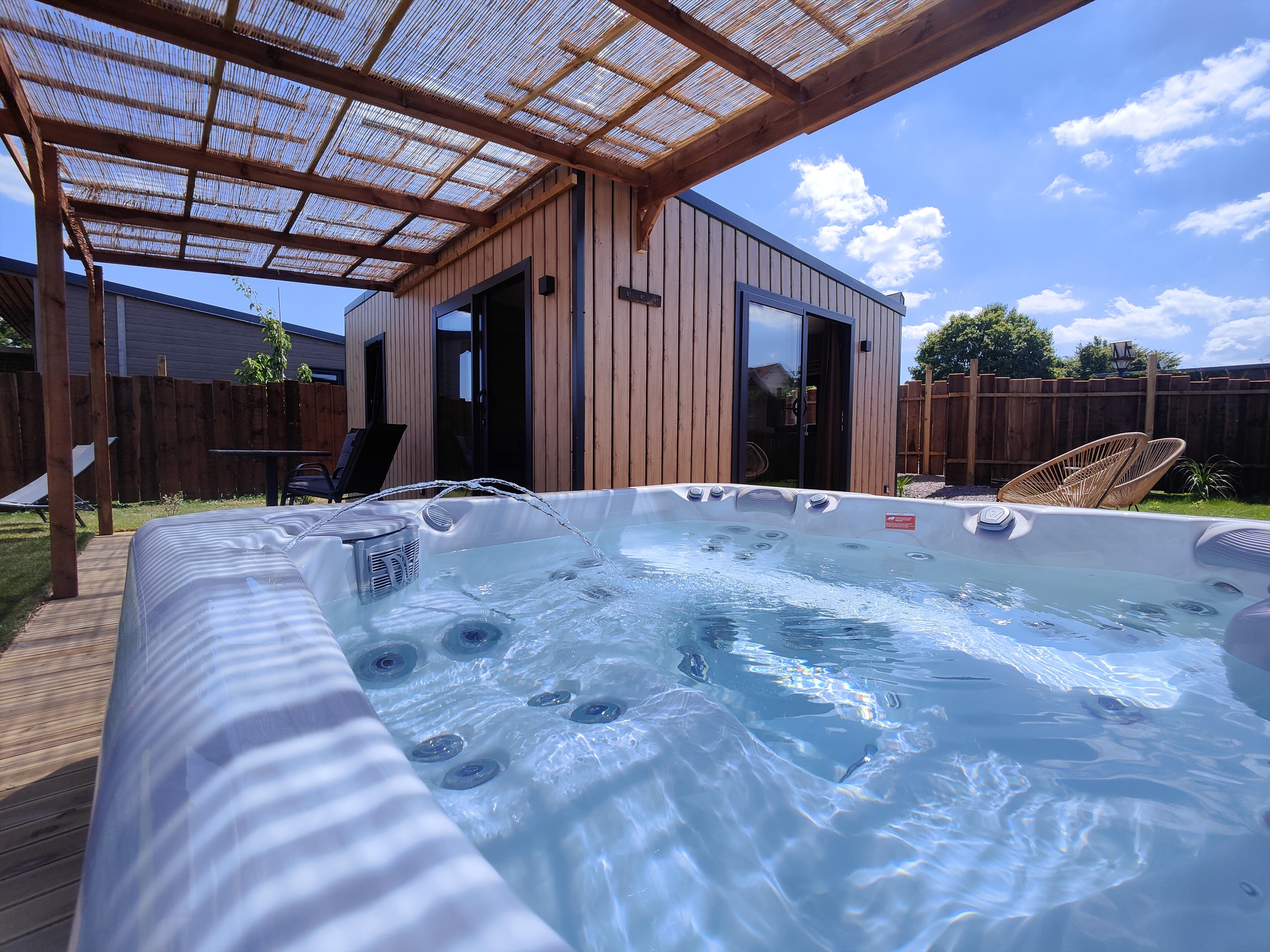 Jacuzzi du Cottage L’Évasion