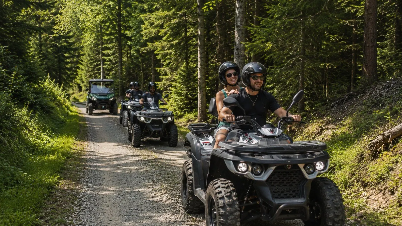 Sortie en quad deux places dans la forêt vosgienne
