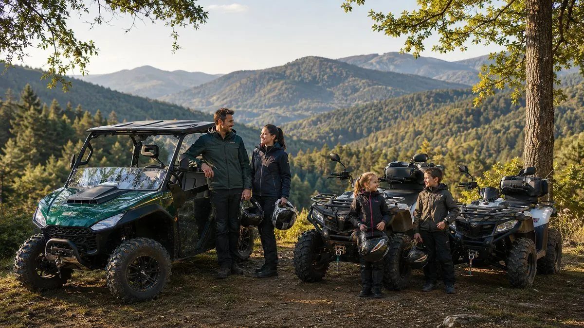 Sortie en quads et SSV dans les Vosges